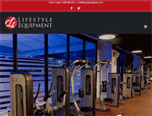 Tablet Screenshot of lifestyleequipment.com